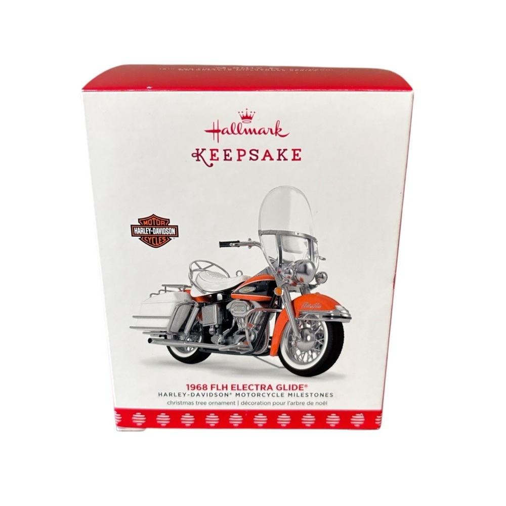 2017 Hallmark‎ 1968 FLH Electra Glide #19, Harley -Davidson NIB
